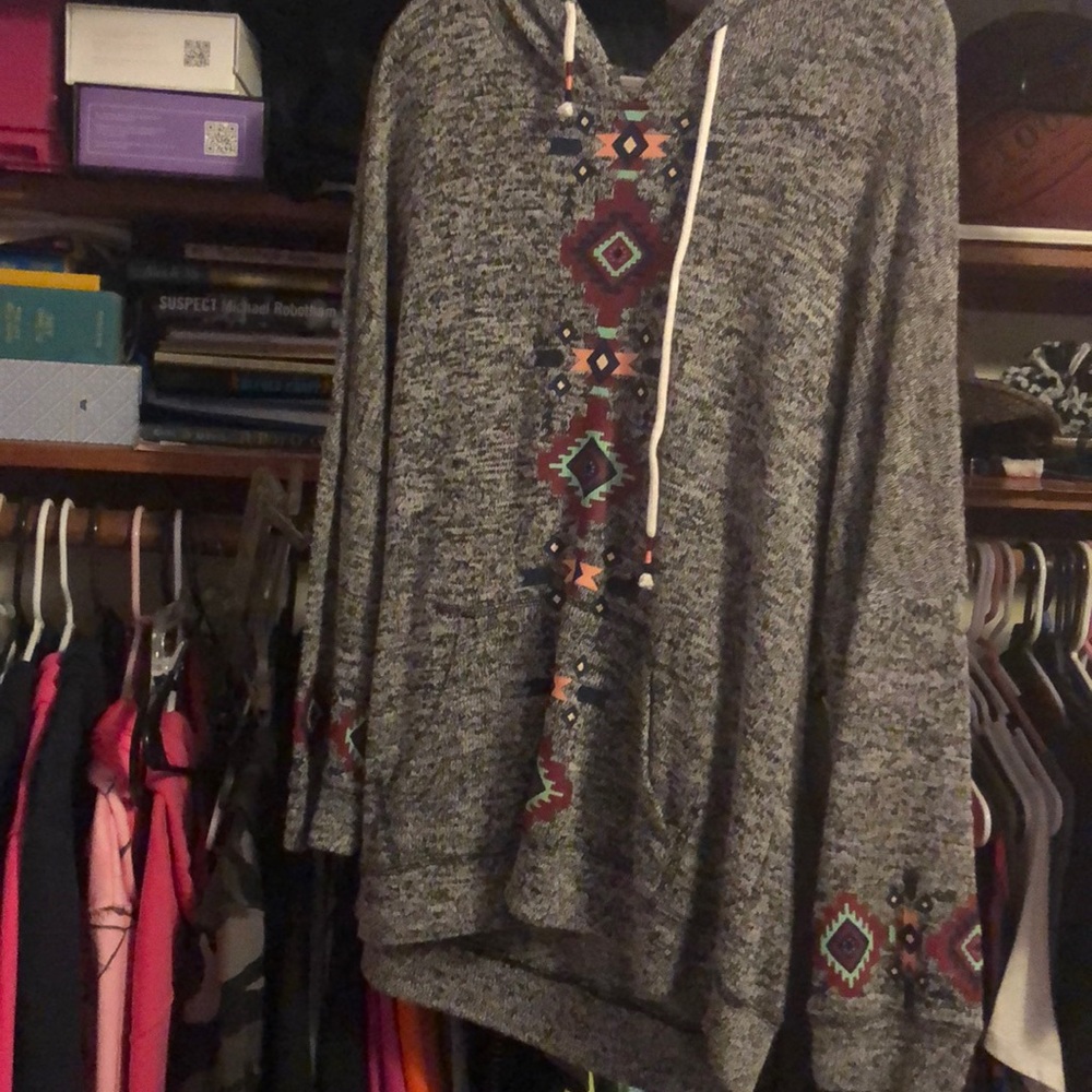 Grey lightweight sweatshirt